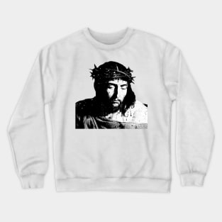 Jesus is a universal feeling hero saint and reason to live Crewneck Sweatshirt